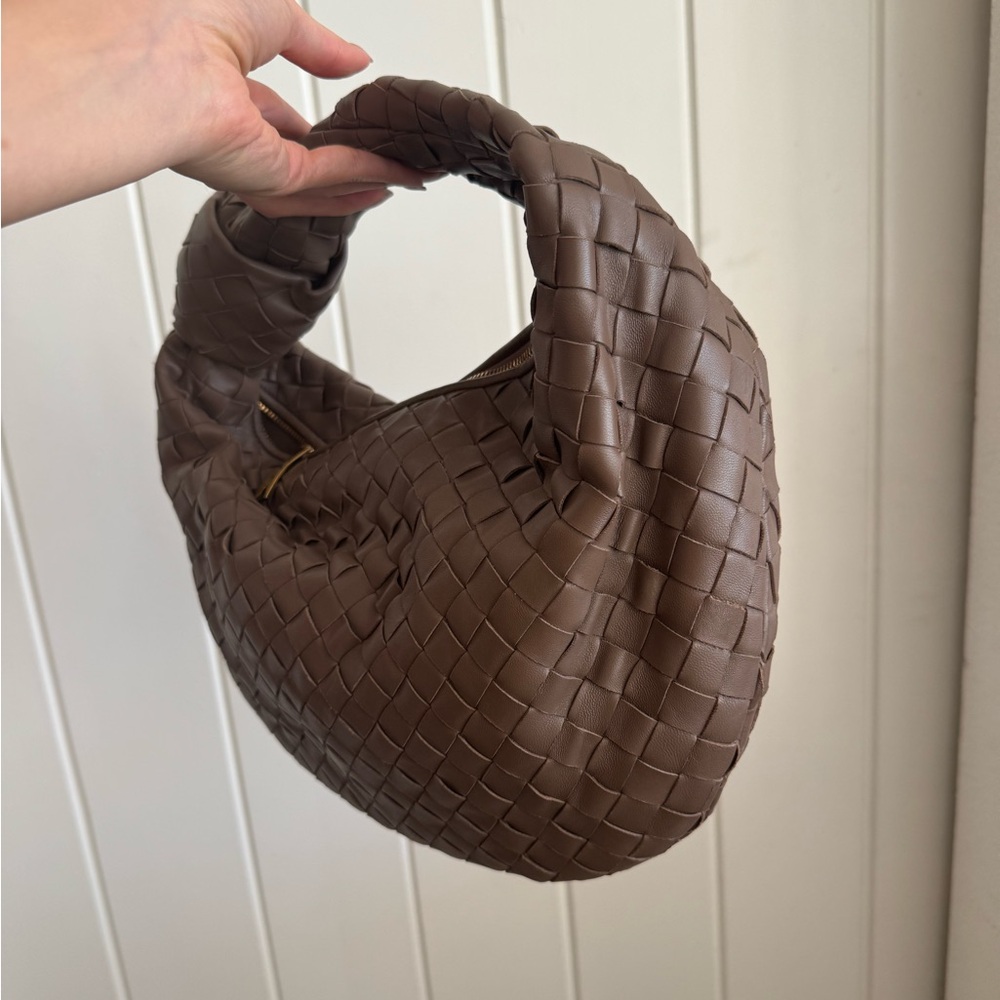 Bottega Veneta Intrecciato Small/Teen Jodie Dark Taupe - Picture 3 of 14